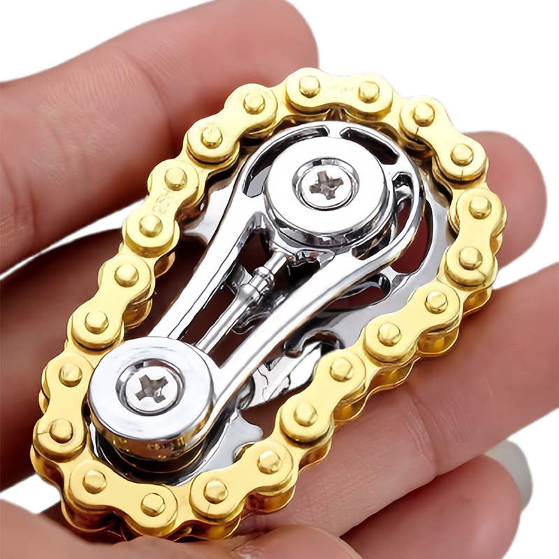 Chain Sprocket Set - Sprockets Flywheel Fingertip Gyro Fidget Spinner