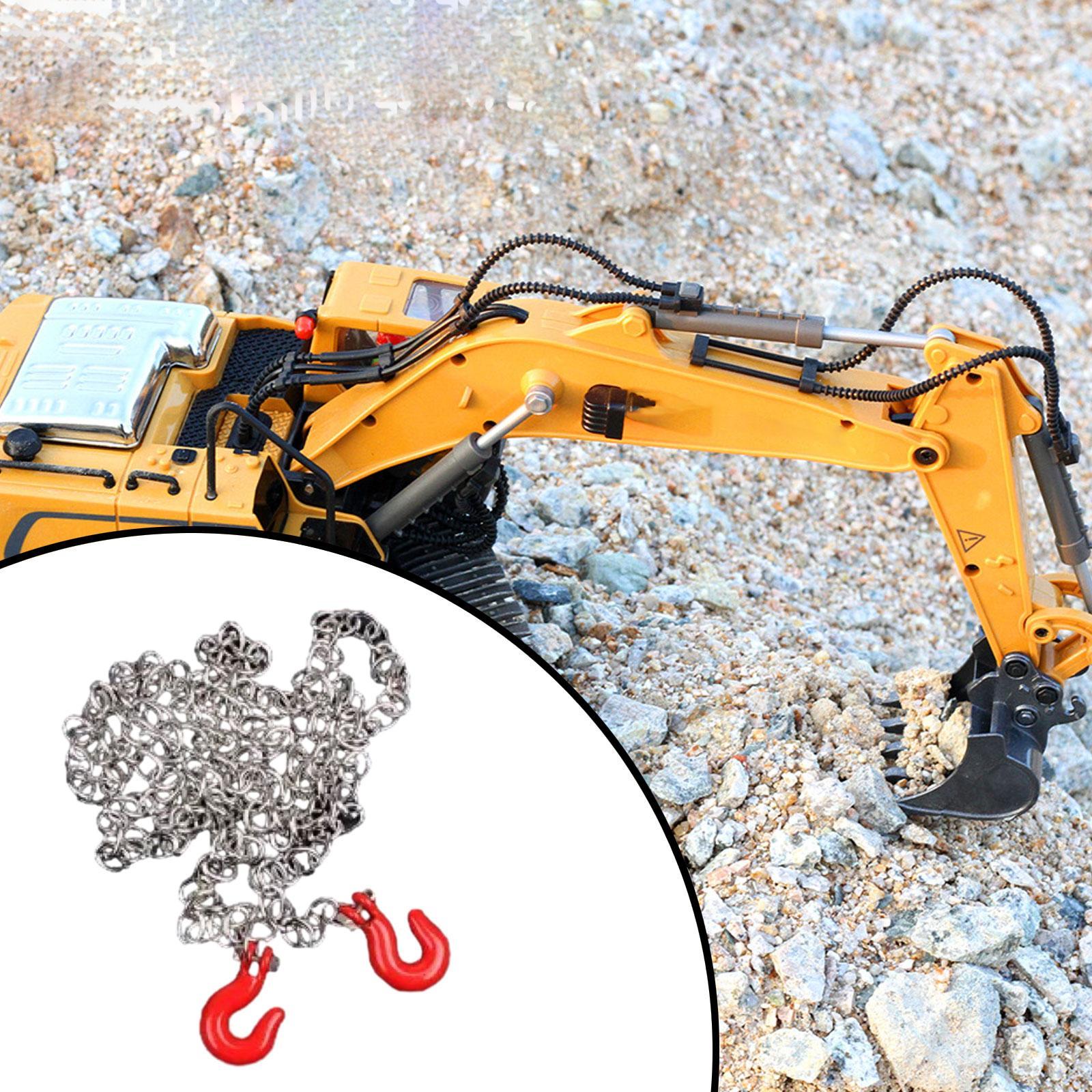 Xcm Chain - RC Crawler Abschleppketten-Set, Abschlepphaken aus Aluminiumlegierung