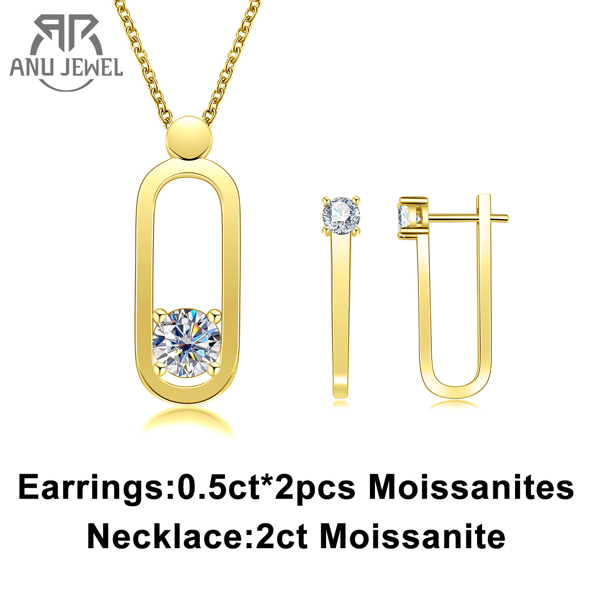 AnuJewel 2ct D Farbe Moissanit – Ansi Chain Bewertung und Preis