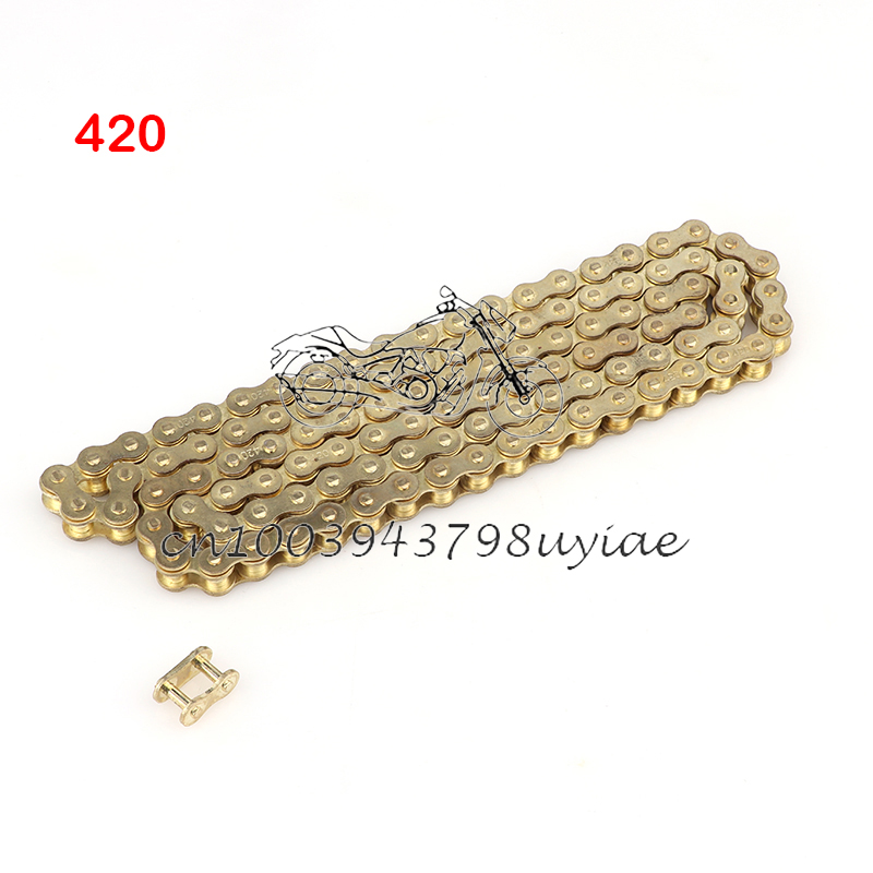 Motorrad 420 goldene Ketten 10 – 530 Chain Bewertung und Preis