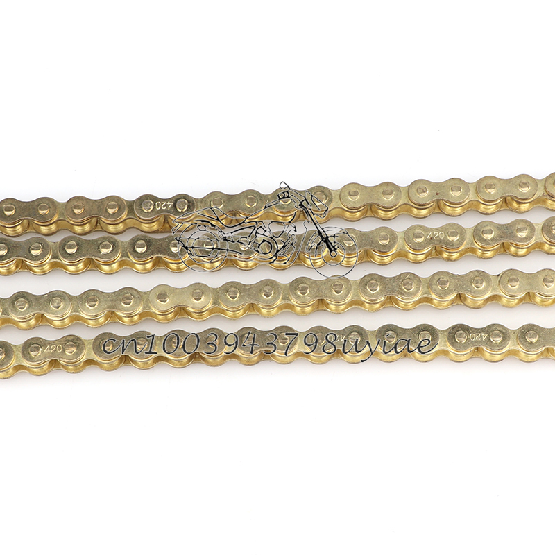 Motorrad 420 goldene Ketten 10 – 530 Chain Bewertung und Preis