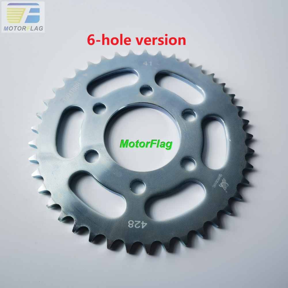 Hinteres Kettenrad 428-41T (Ne – 428 Chain Bewertung und Preis